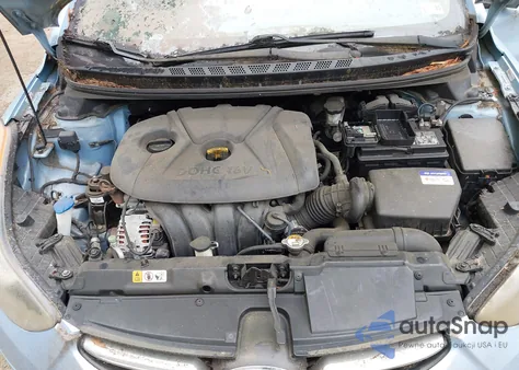 2013 Hyundai Elantra Limited z USA, uszkodzony, nr VIN KMHDH4AE8DU660972